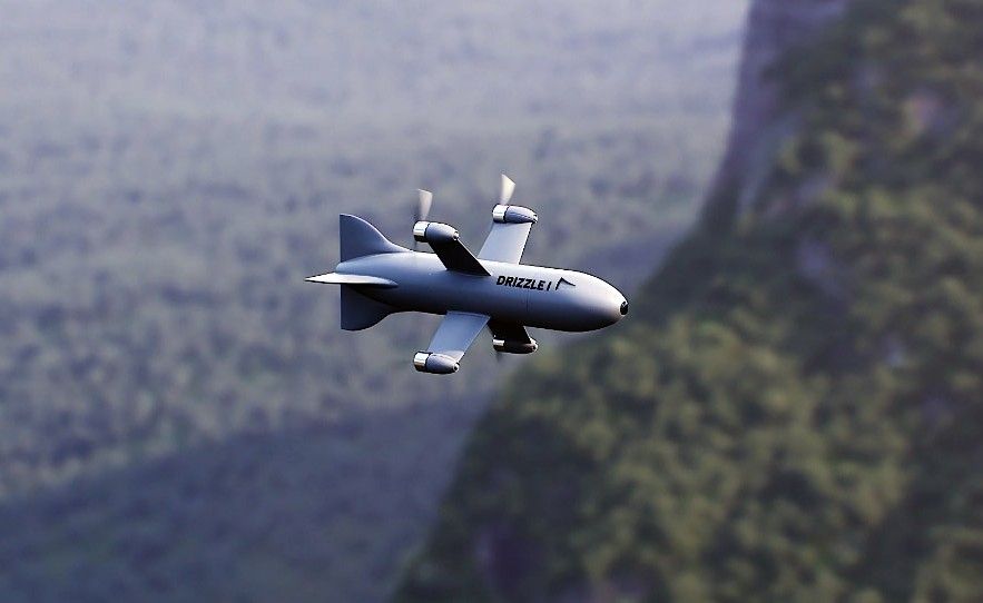 «Дрон-матка» Drizzle запускає чотири зенітні дрони для перехоплення швидкісних ворожіх БПЛА