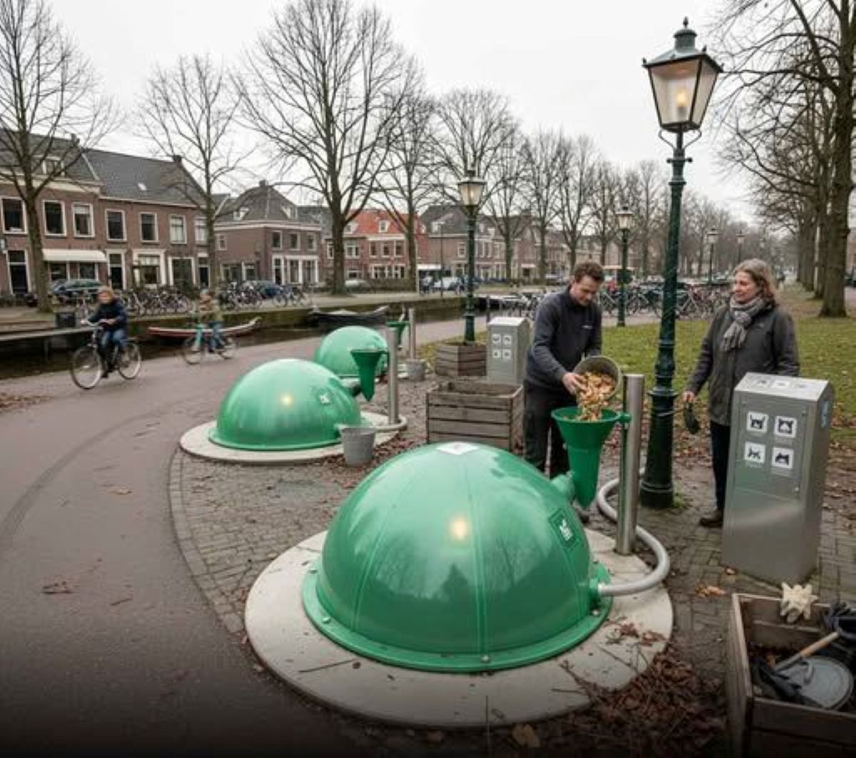 Мини-купола превращают мусор в источник чистой энергии — циркулярная энергия в городских парках