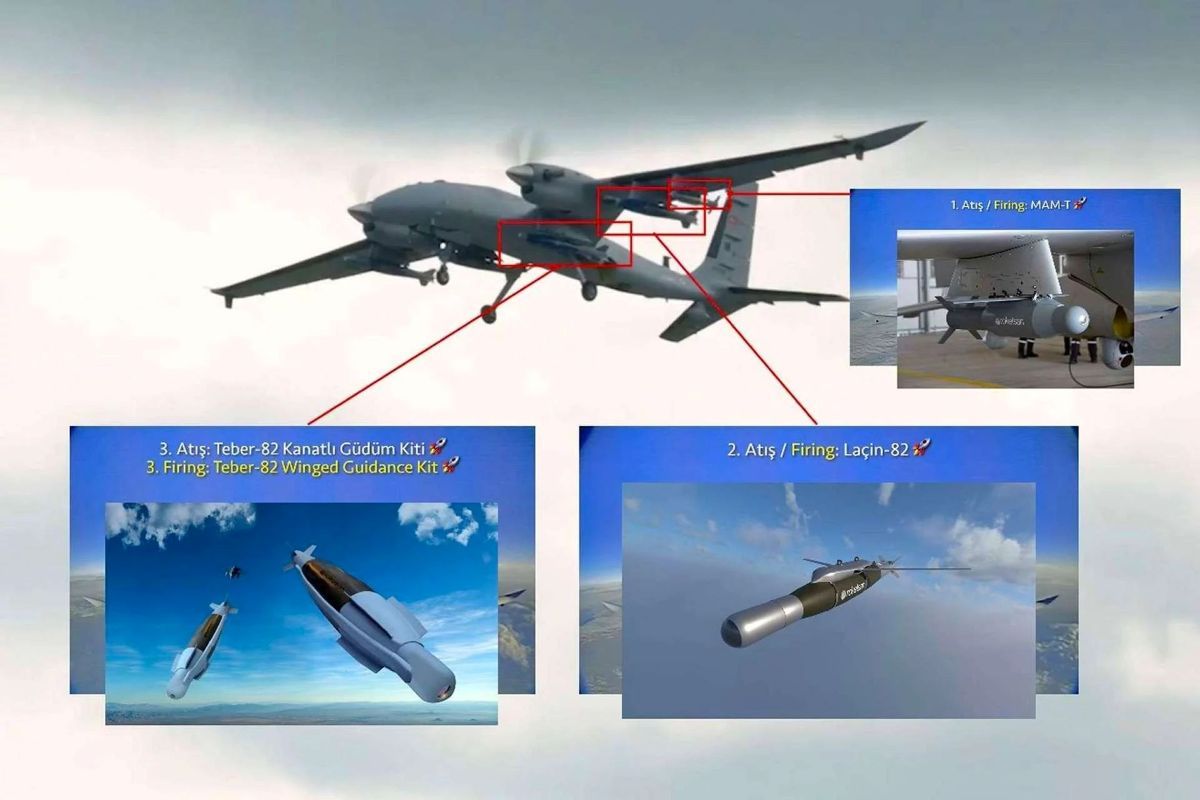 Bayraktar AKINCI подтвердил статус стратегического БПЛА: новые испытания с боеприпасами MAM-T, LAÇİN-82 и TEBER-82 расширяют ударные возможности