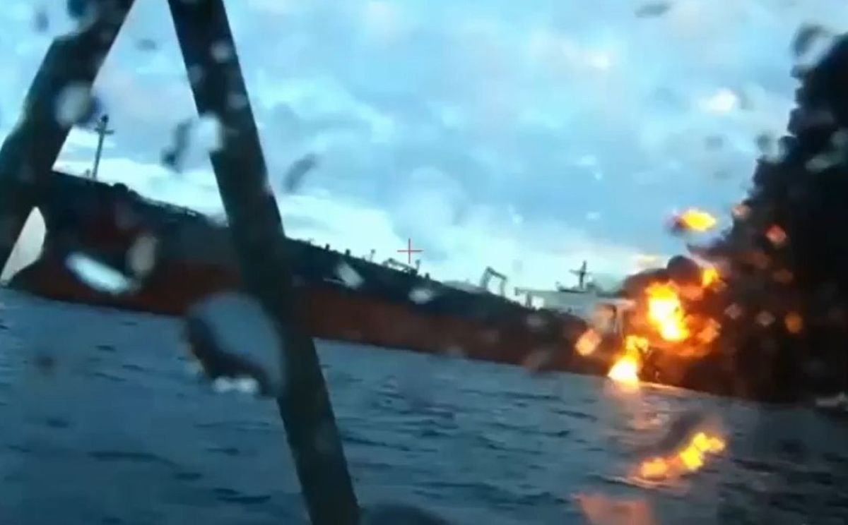 Морские дроны Sea Baby уничтожили два подсанкционных танкера «теневого флота» россии – KAIRO и VIRAT