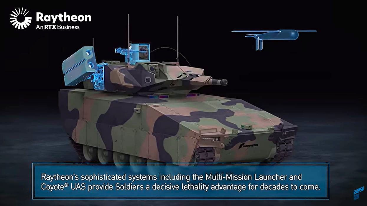 Новая гибридная БМП Lynx XM30 заменит M2 Bradley
