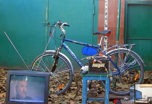 Генератор электричества для велосипеда